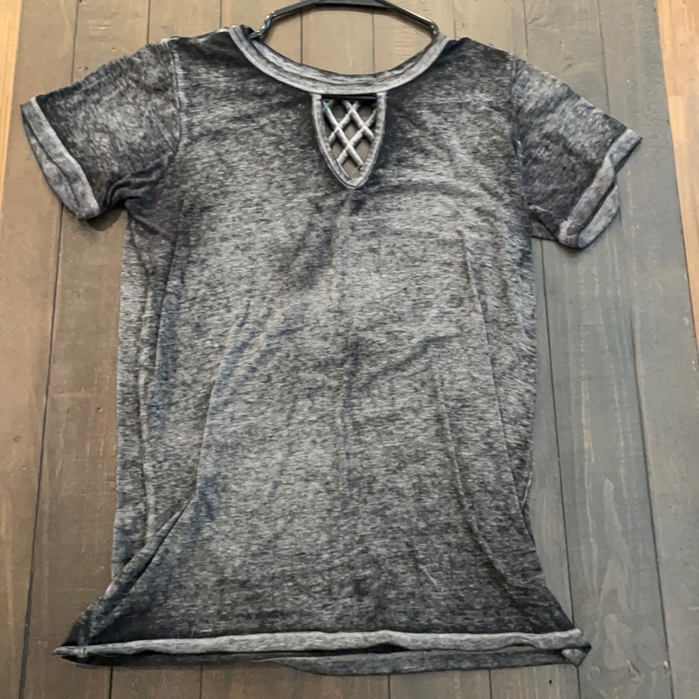 Small BKE Black Top with Cutouts